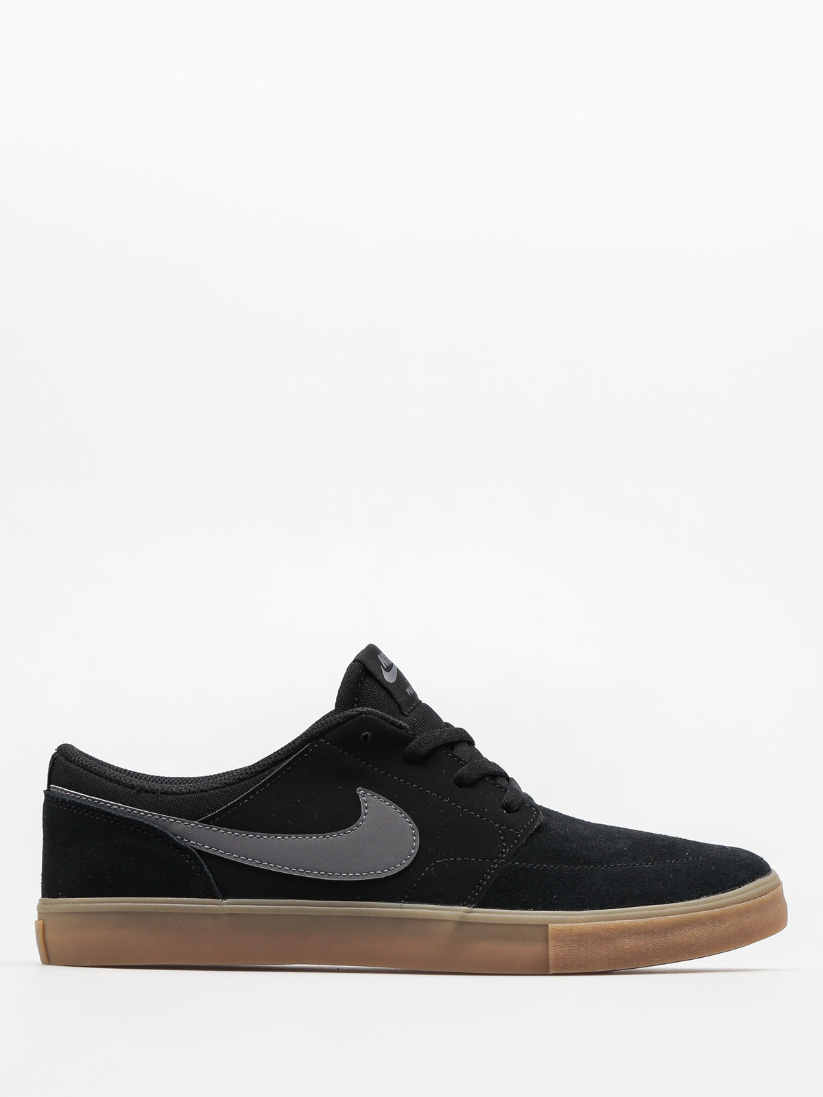 Nike Sb Portmore Nubuck Grey Black Skate Shoes Nike SB Shoes
