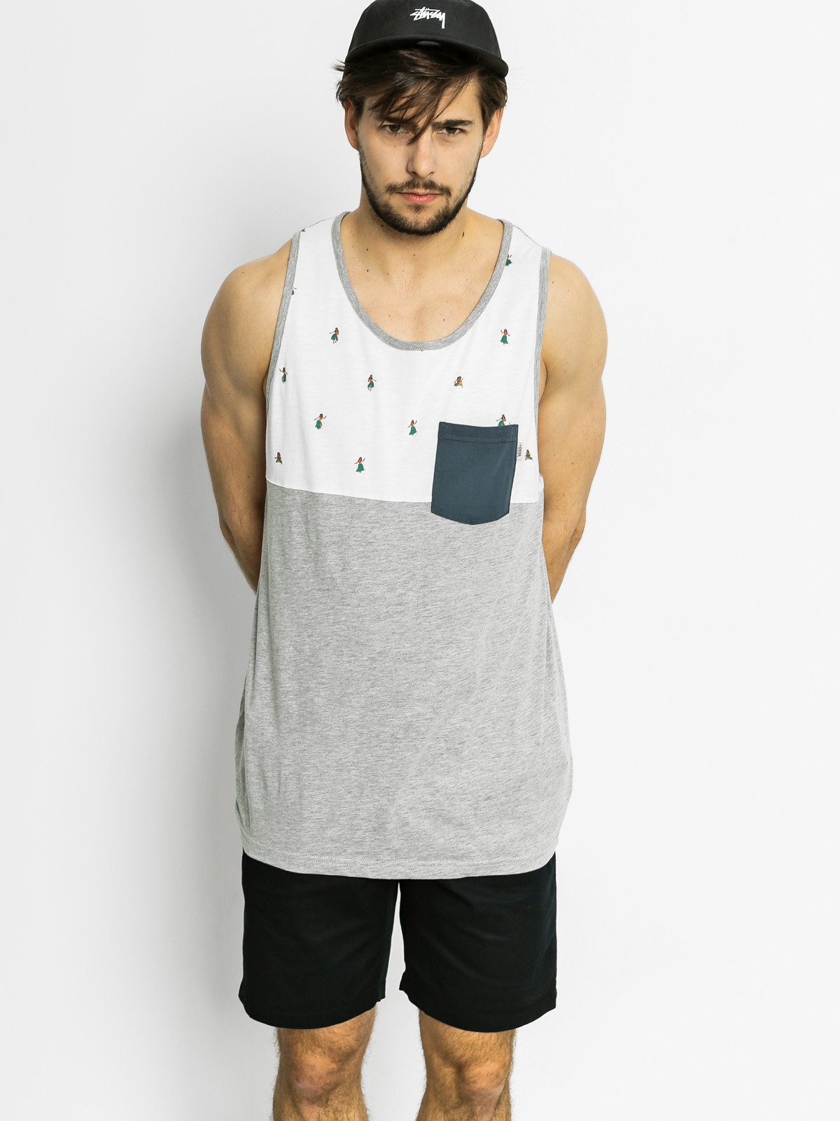 Vans T-shirt Hilby (cement heather)