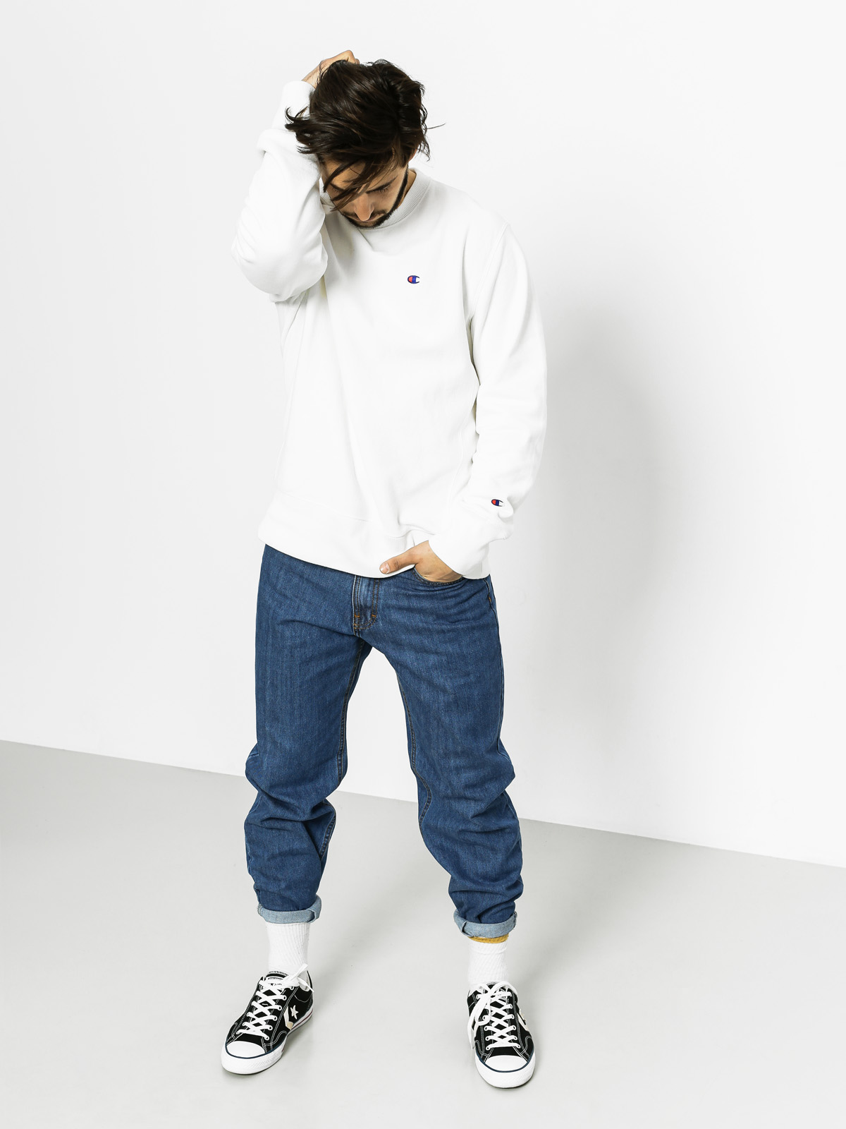 Champion Sweatshirt Reverse Weave 209757 (white)