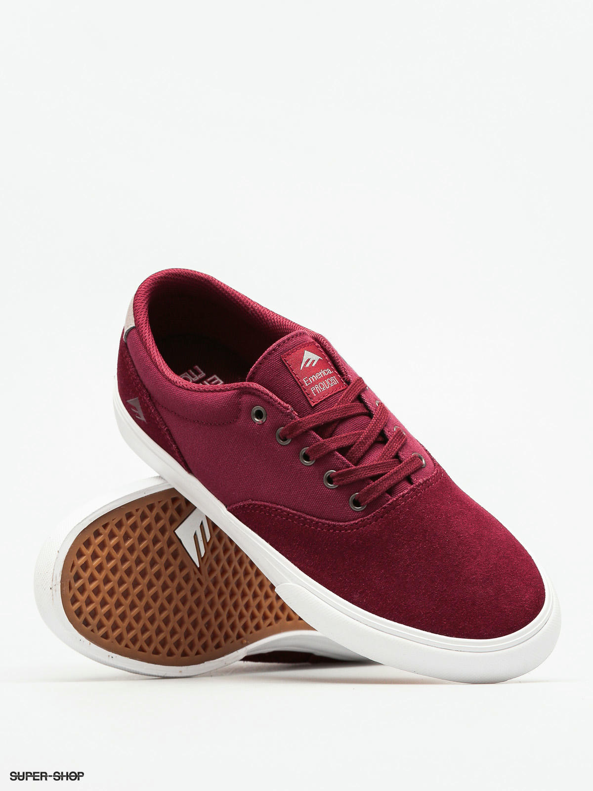 emerica burgundy shoes