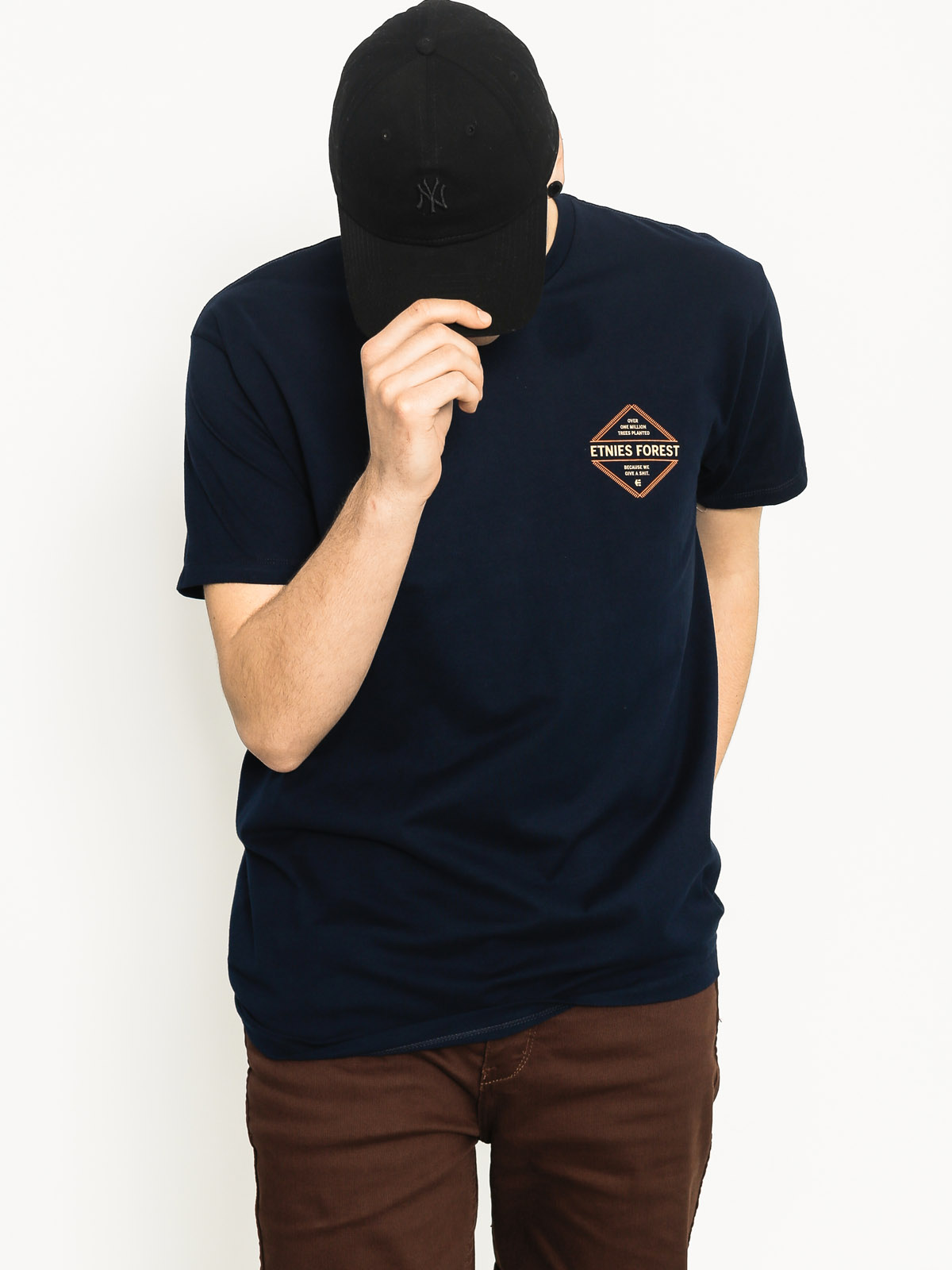Etnies T-shirt Give A Shit (navy)