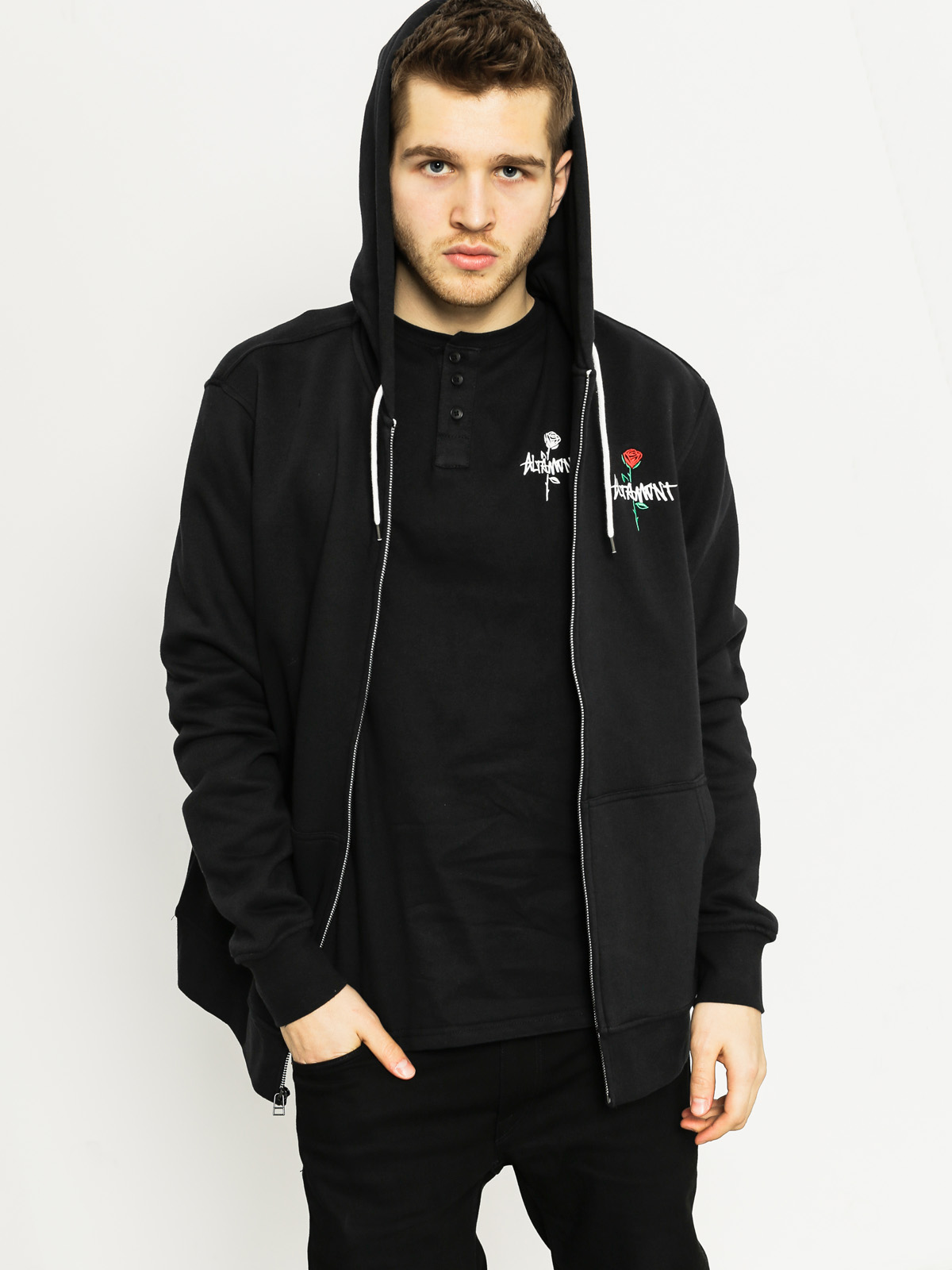 Altamont Hoodie Mashed ZHD black black