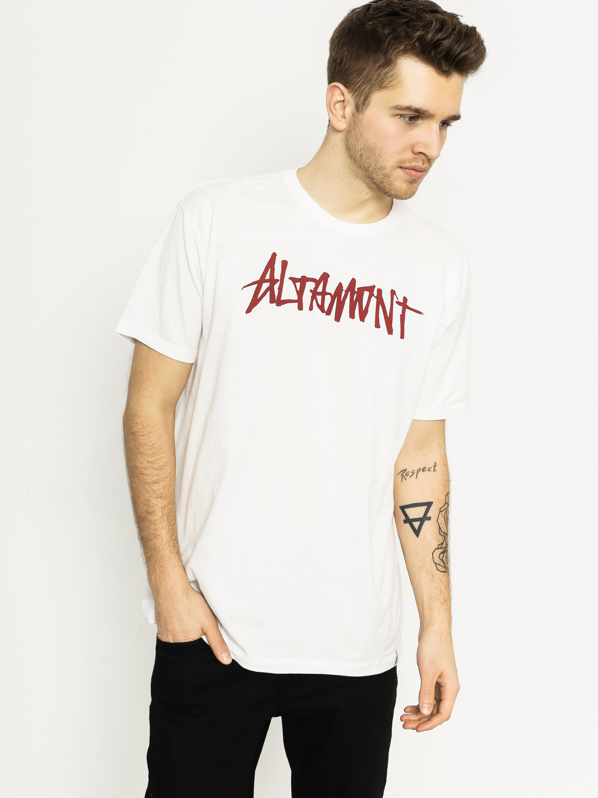 Altamont T-shirt One Liner (white/red)