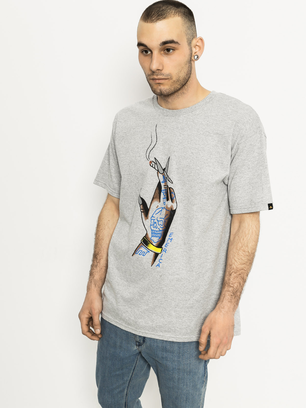 Emerica T-Shirt Joint Hand (grey heather)