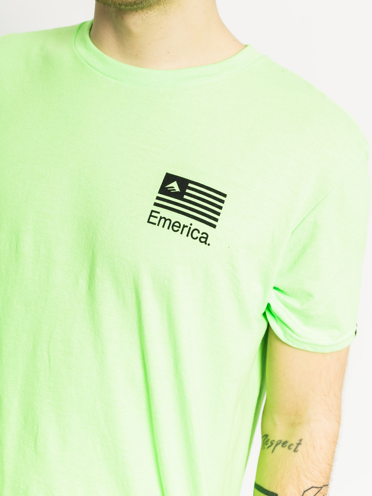 Emerica T-Shirt Pure Flag (neon)
