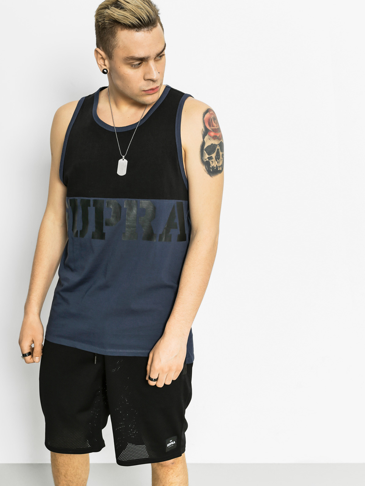 Supra Tank top Block Tank (black/dress blue)