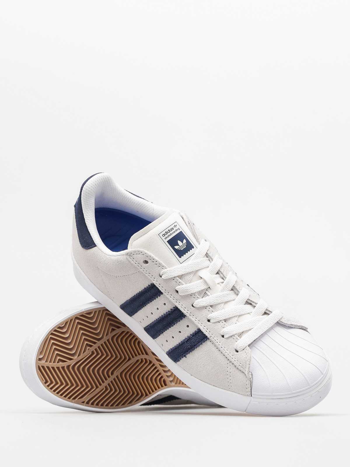 adidas Shoes Superstar Vulc Adv (crywht/conavy/ftwwht)