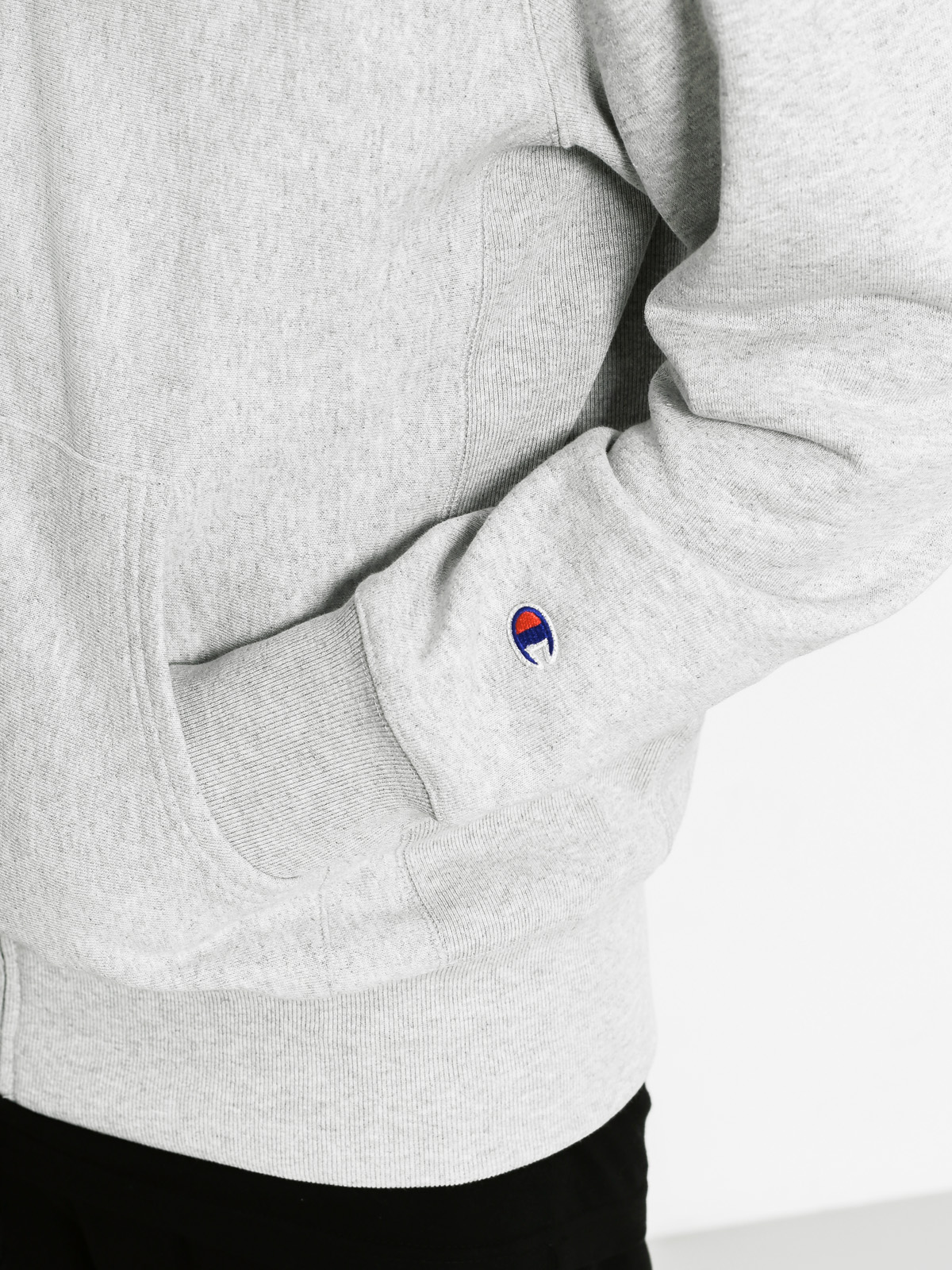grey champion hoodie reverse weave