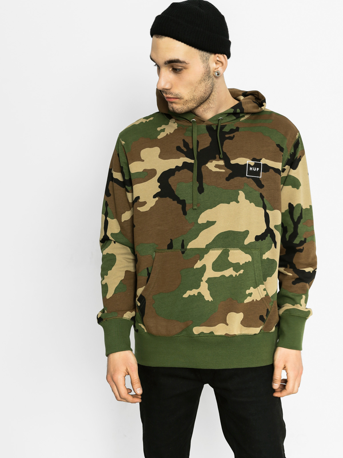 HUF Hoodie Milton HD (woodland)