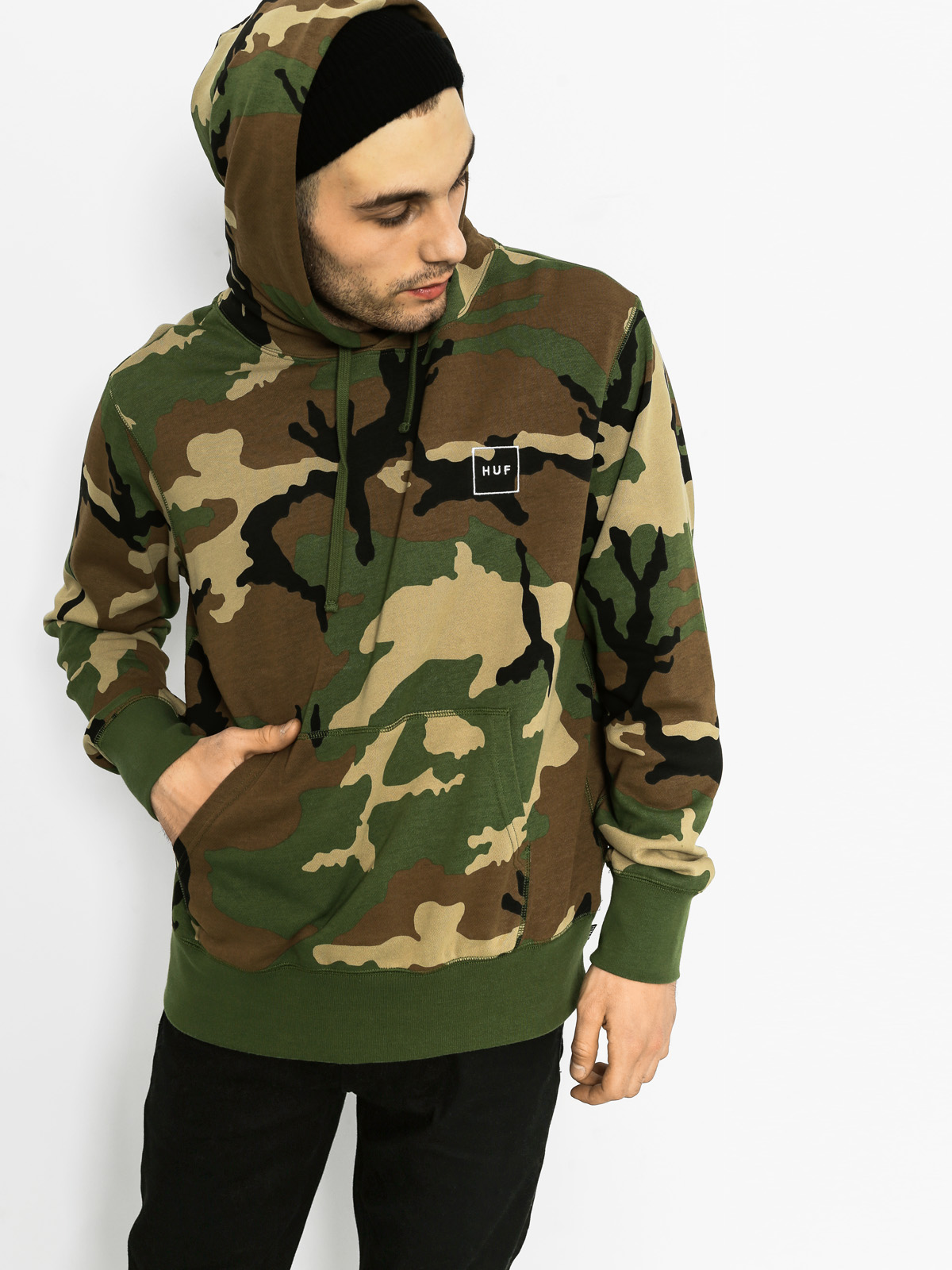 HUF Hoodie Milton HD (woodland)