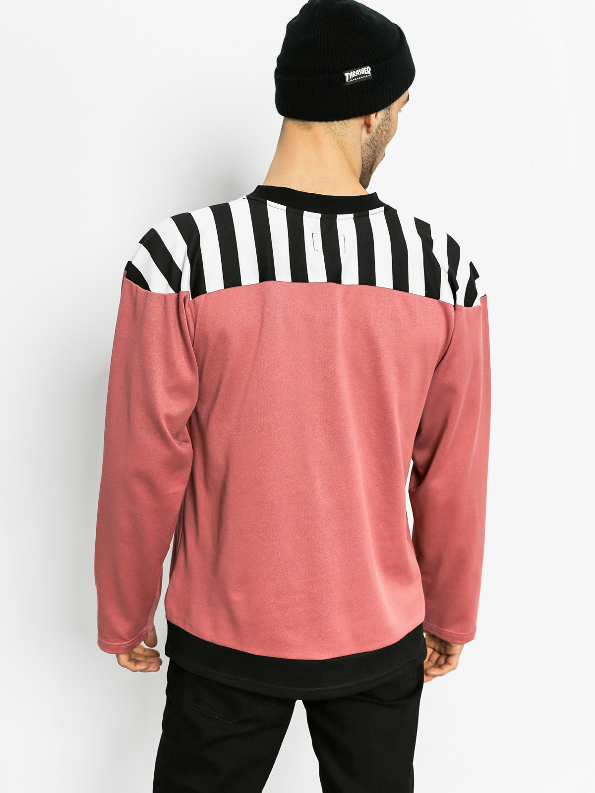 HUF Sweatshirt Aggro Football (salmon)