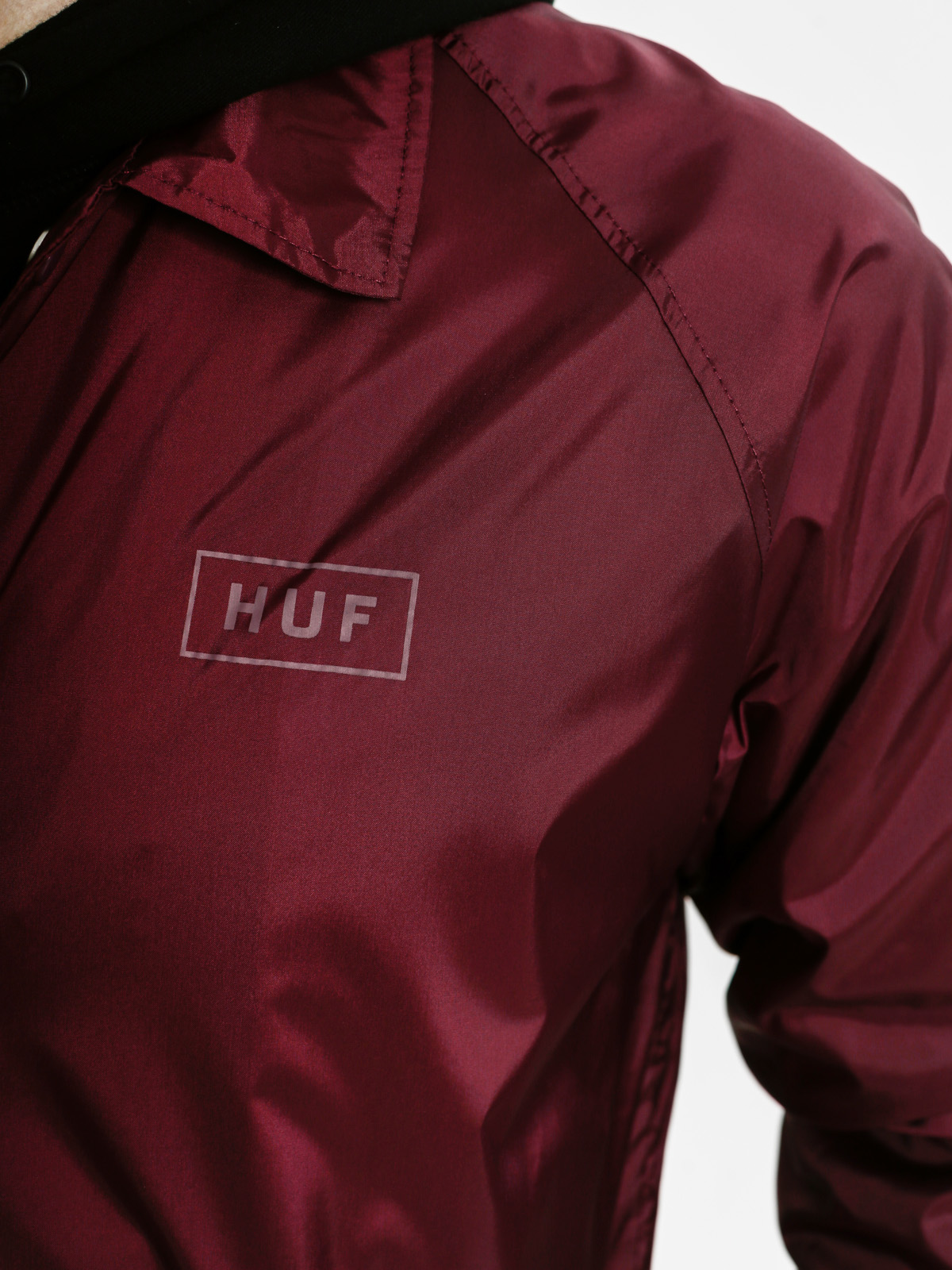HUF Jacket Bar Logo Coach (burgundy)