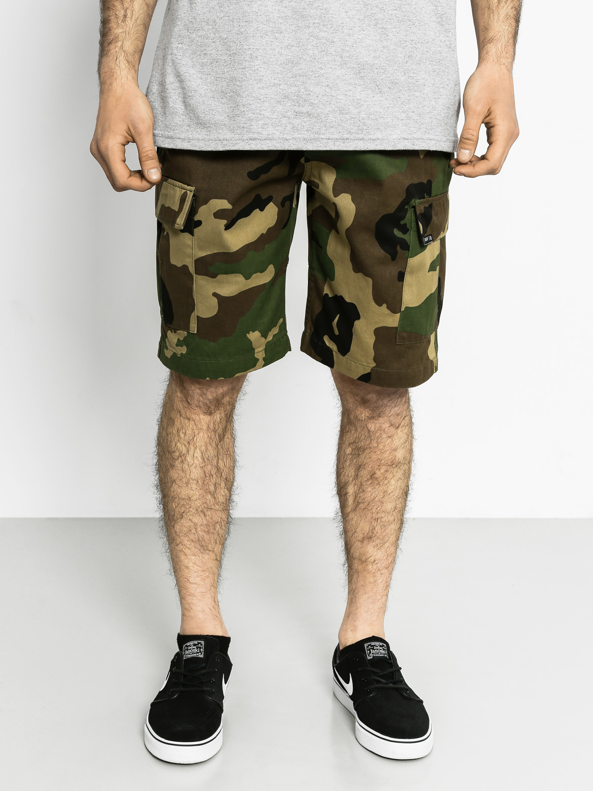 HUF Shorts Fatigue Cargo (woodland)