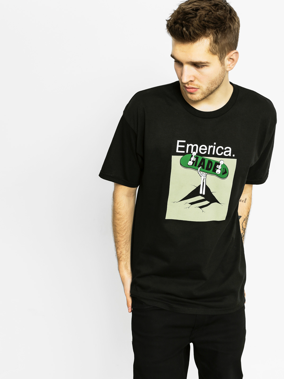 Emerica T-Shirt Skeleton Crew (black)