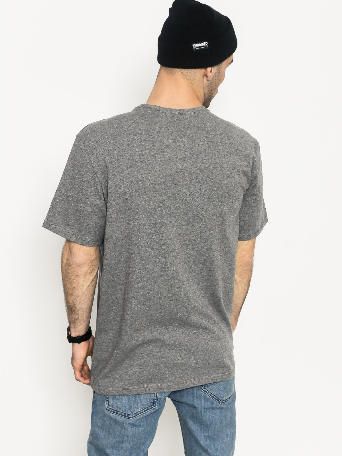 Element T-shirt Basic Henley (grey heather)