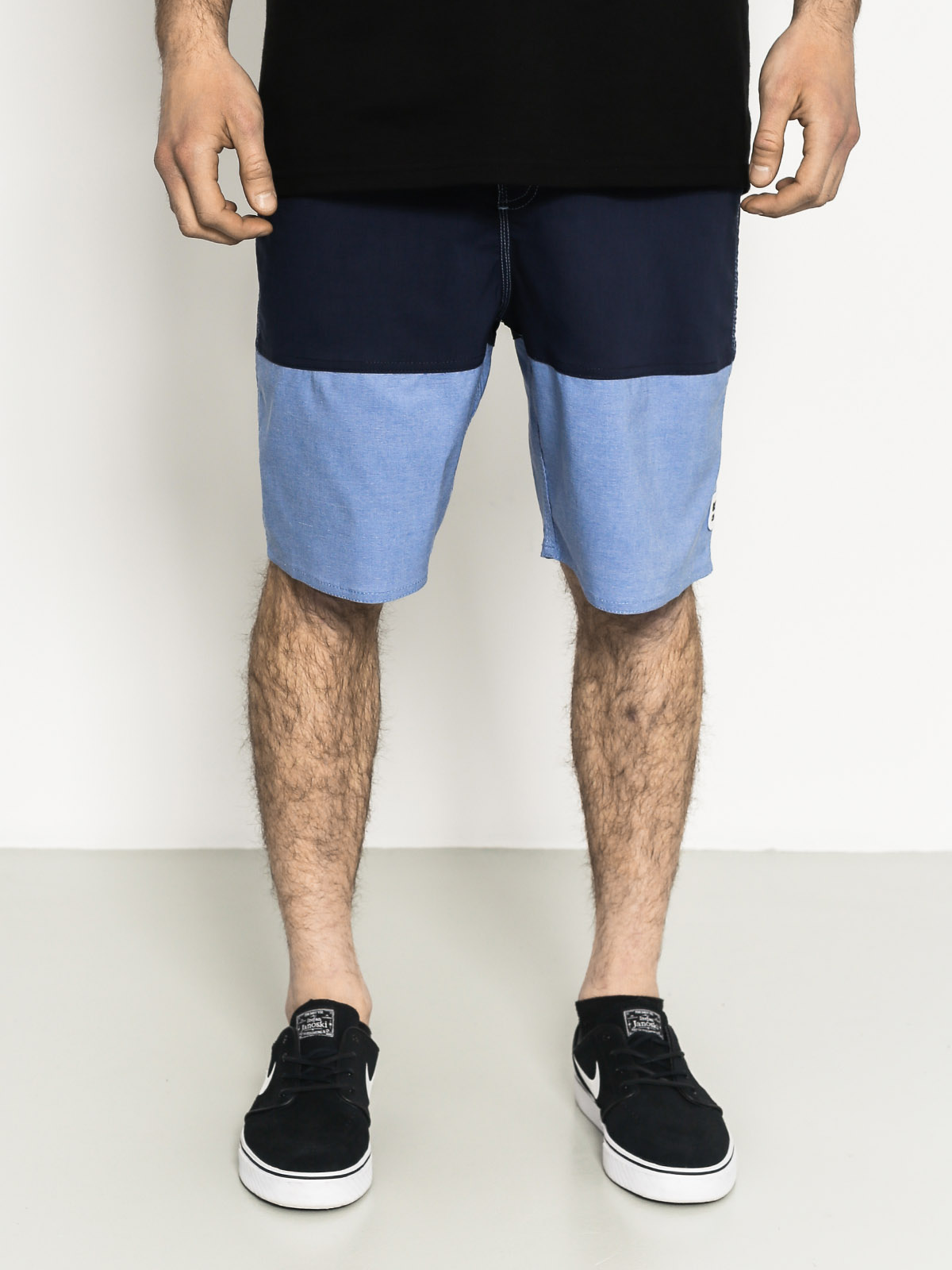Brixton Shorts Barge Trunk (light blue/dark navy)