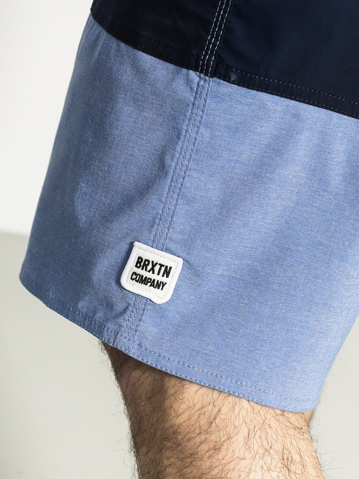 Brixton Shorts Barge Trunk (light blue/dark navy)