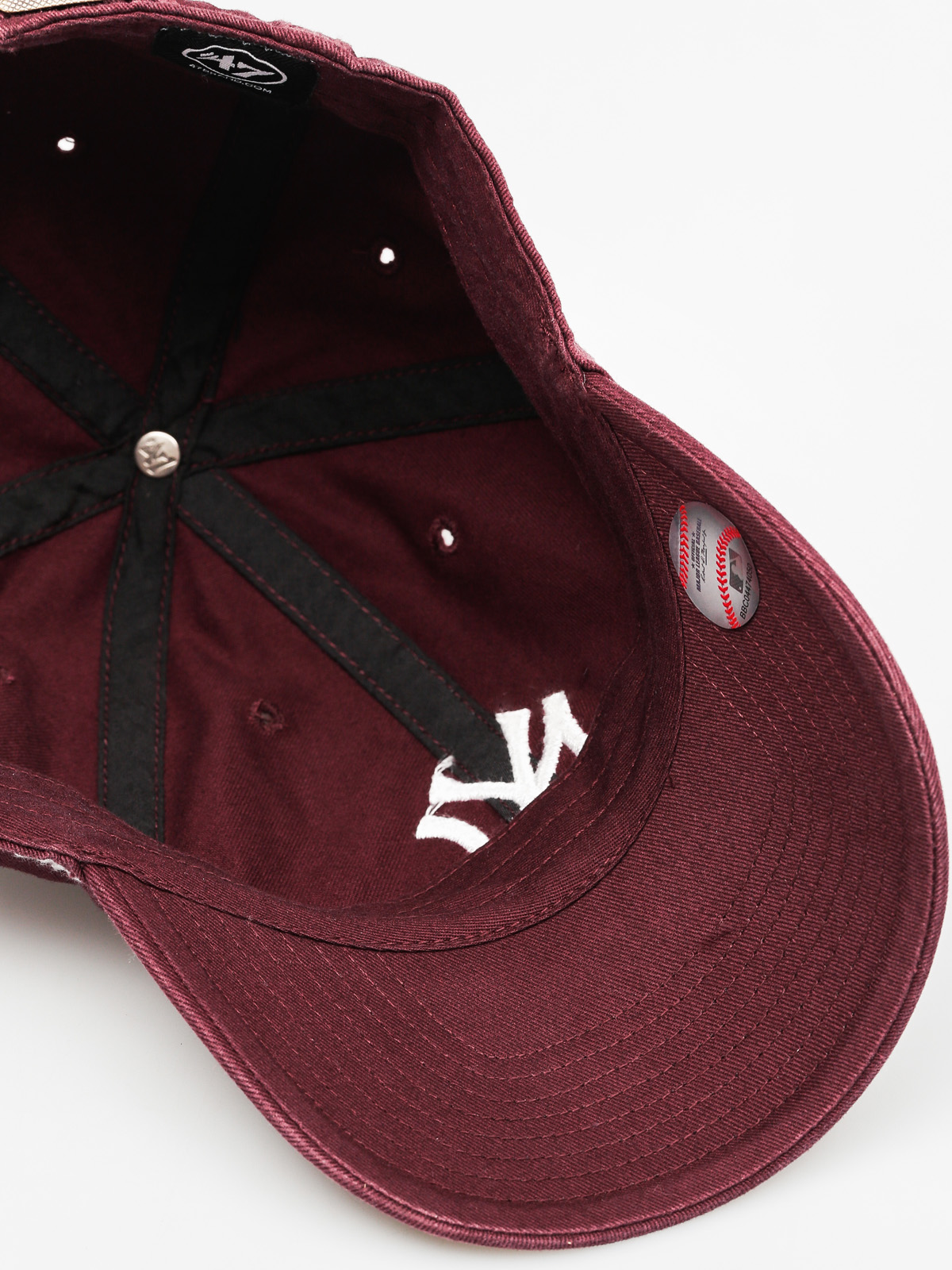 47 Brand Cap New York Yankees ZD (washed maroon)