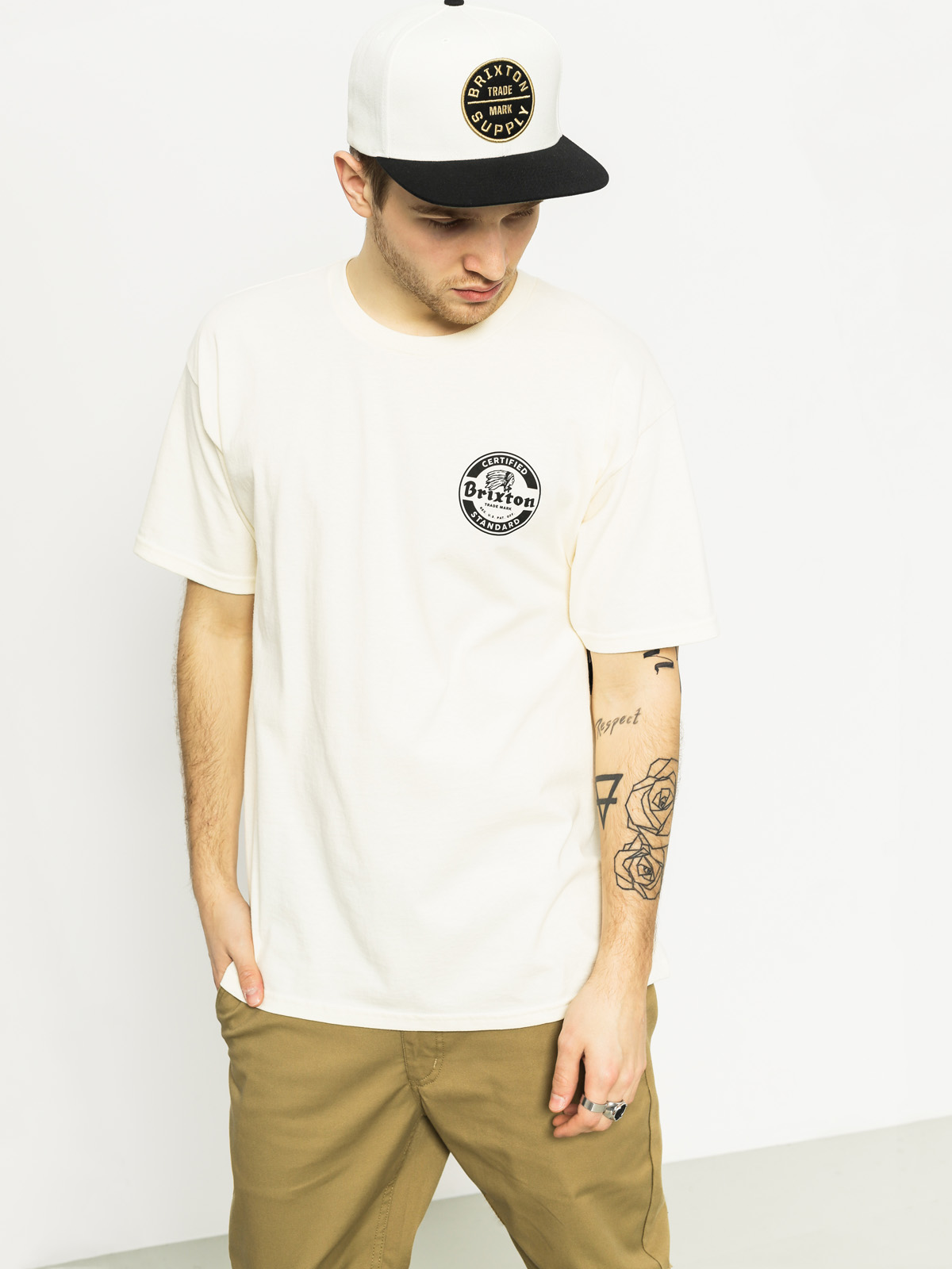 Brixton T-shirt Soto II (off white)