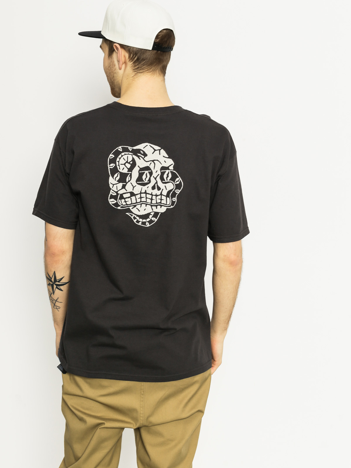 Brixton T-shirt Boa (washed black)