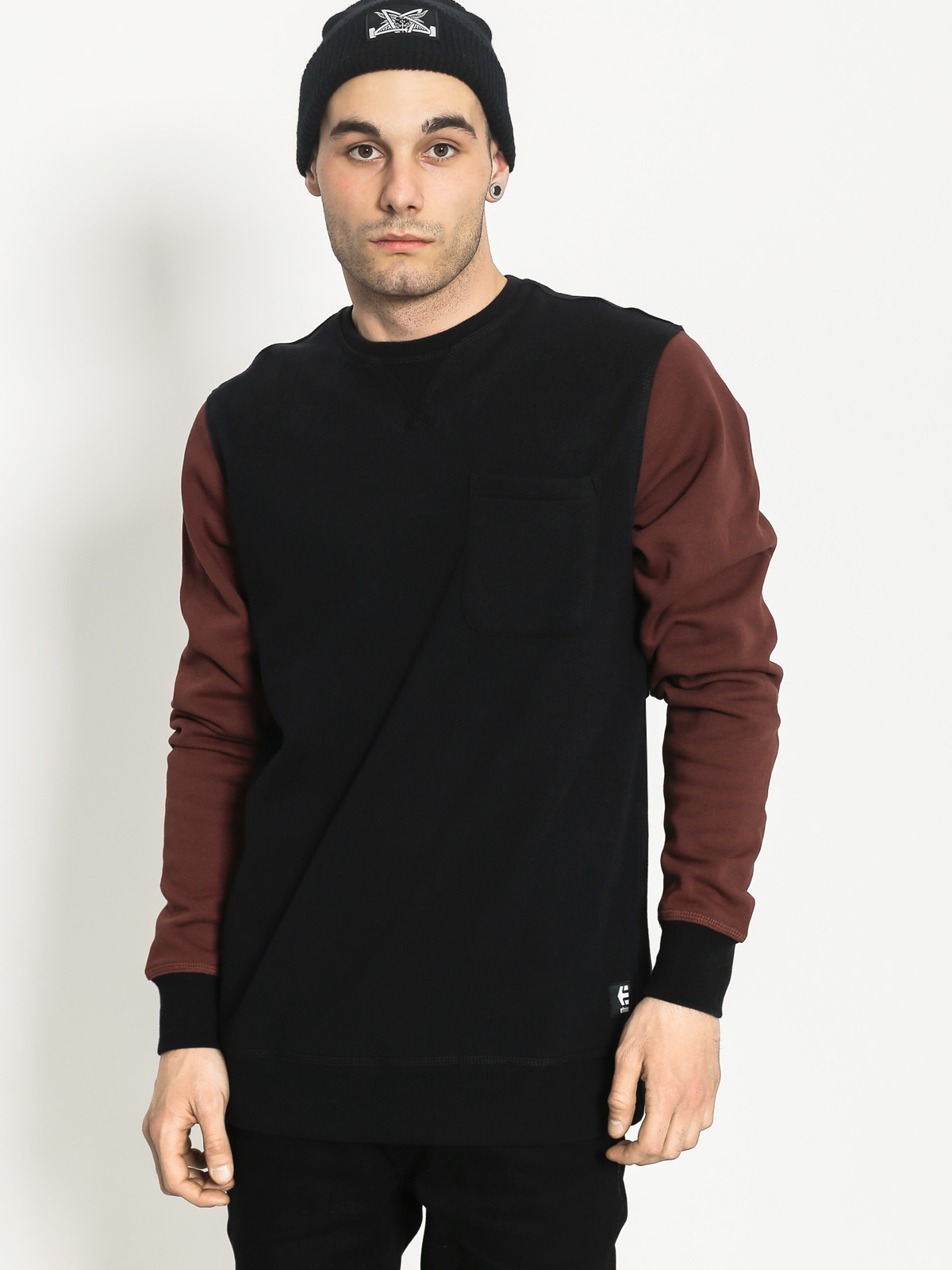 Etnies Sweatshirt Point A Crew (black/red)