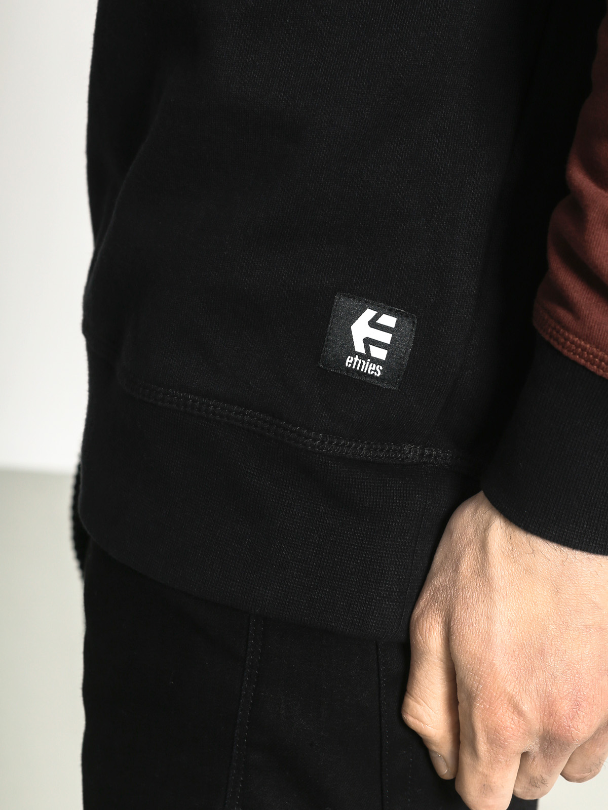 Etnies Sweatshirt Point A Crew (black/red)