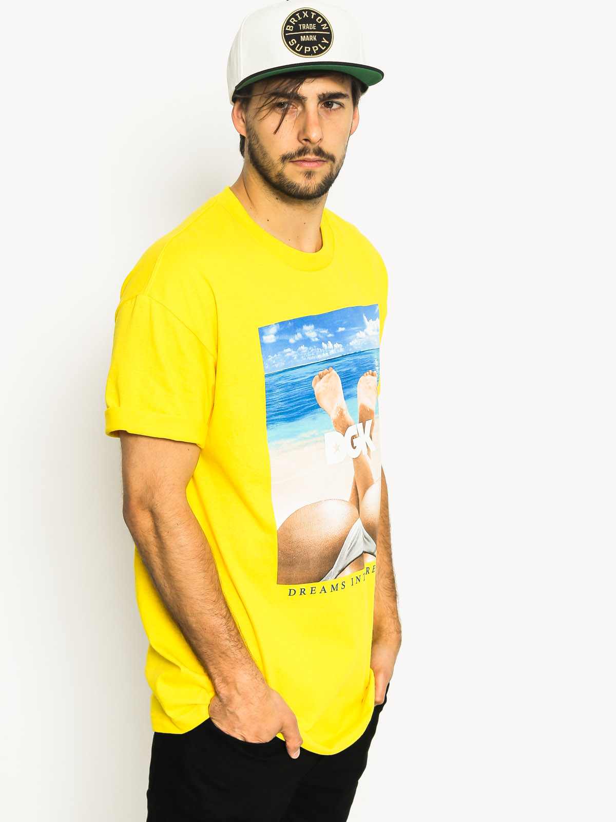 DGK T-shirt Day Dream (yellow)