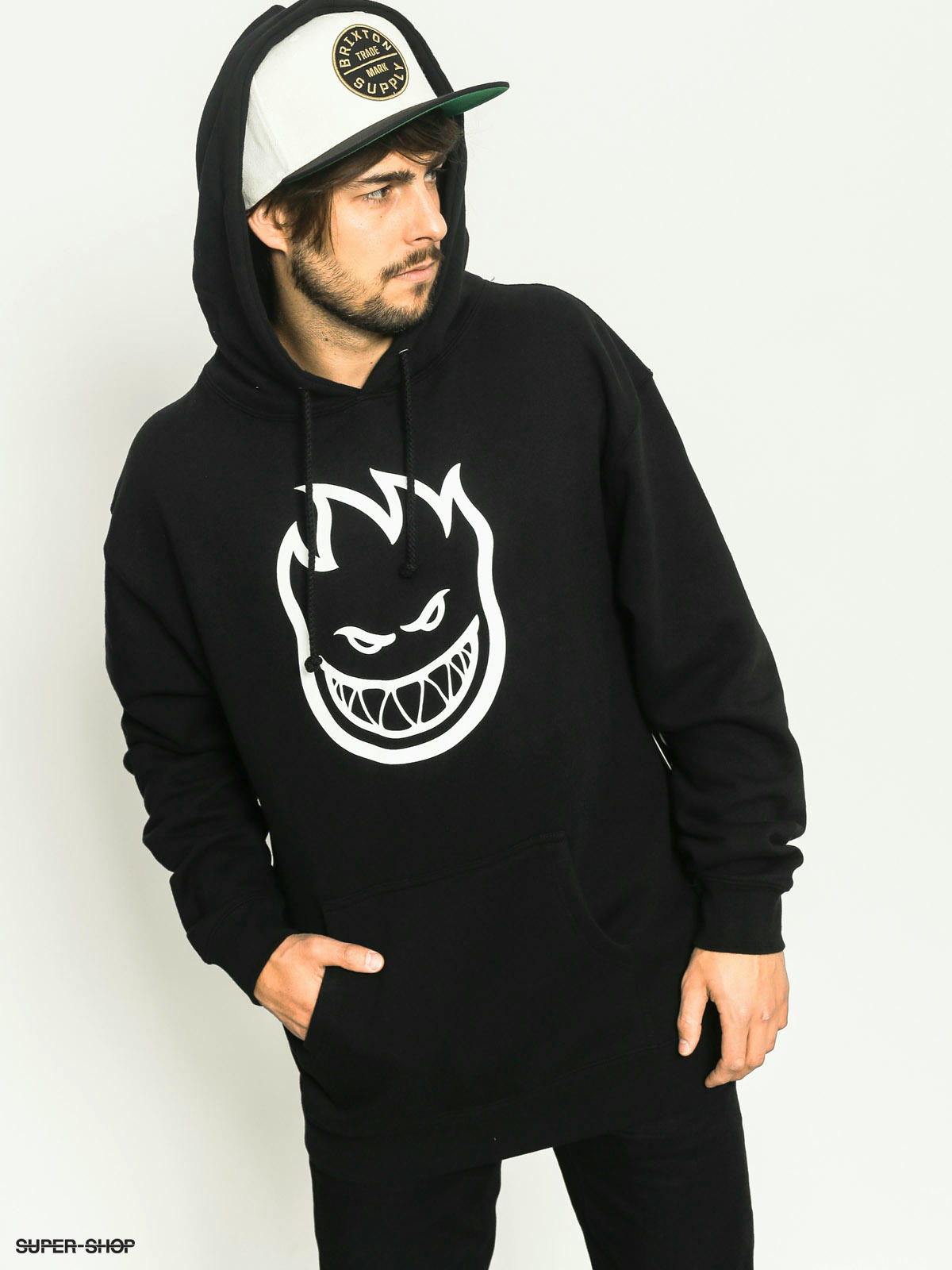 Hoodie with a big on sale hood