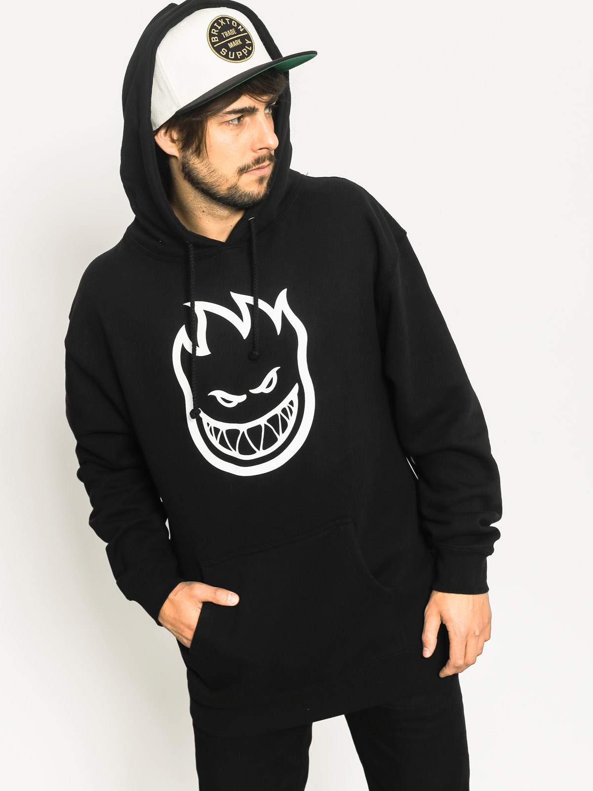 Spitfire Hoodie Big Head HD (black)