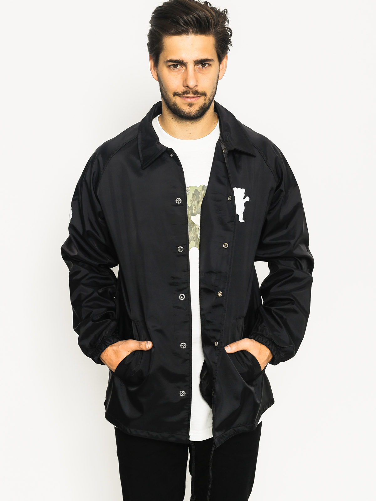 Grizzly Griptape Jacket Big City Seal (black)