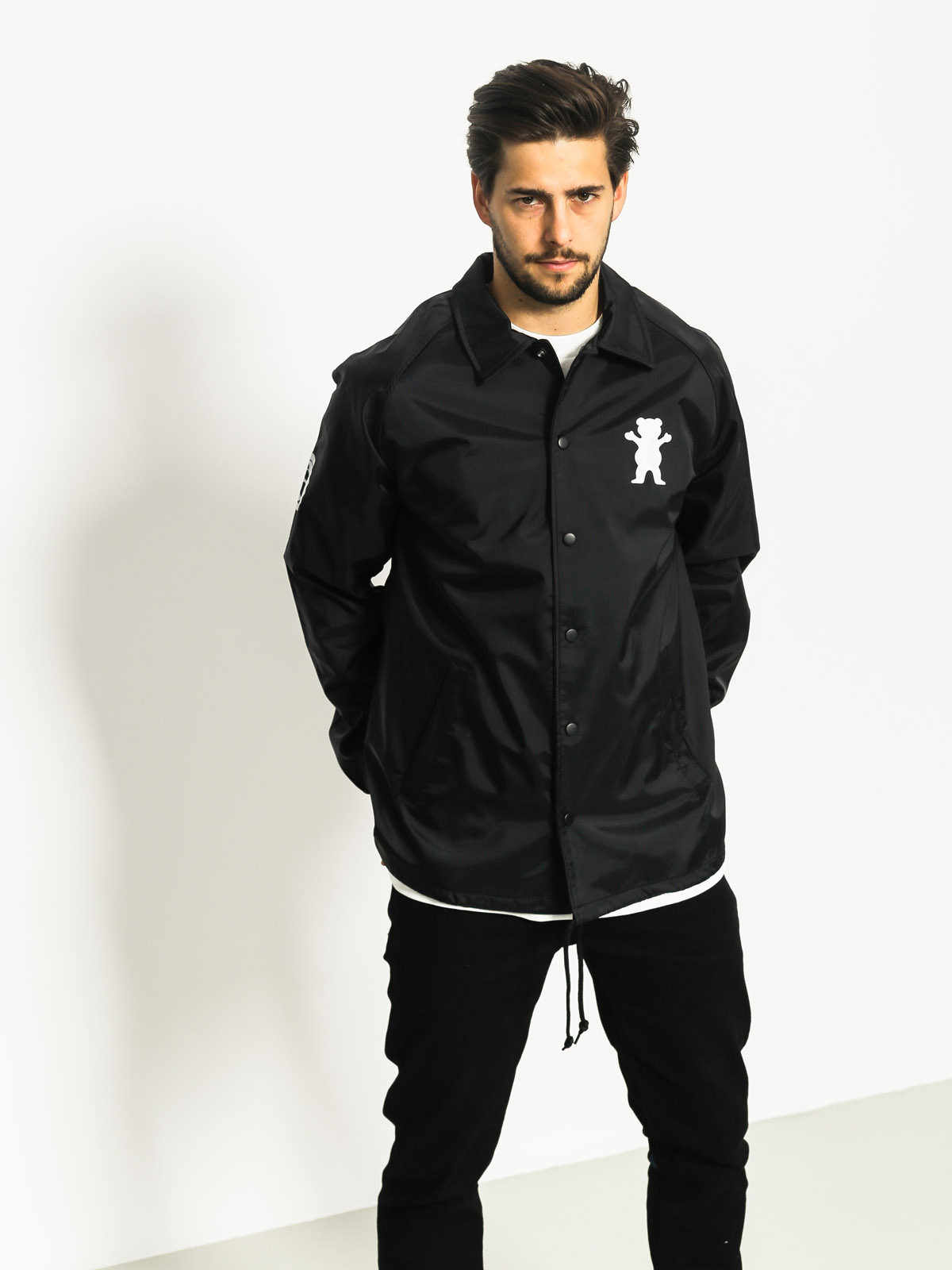 Grizzly Griptape Jacket Big City Seal (black)