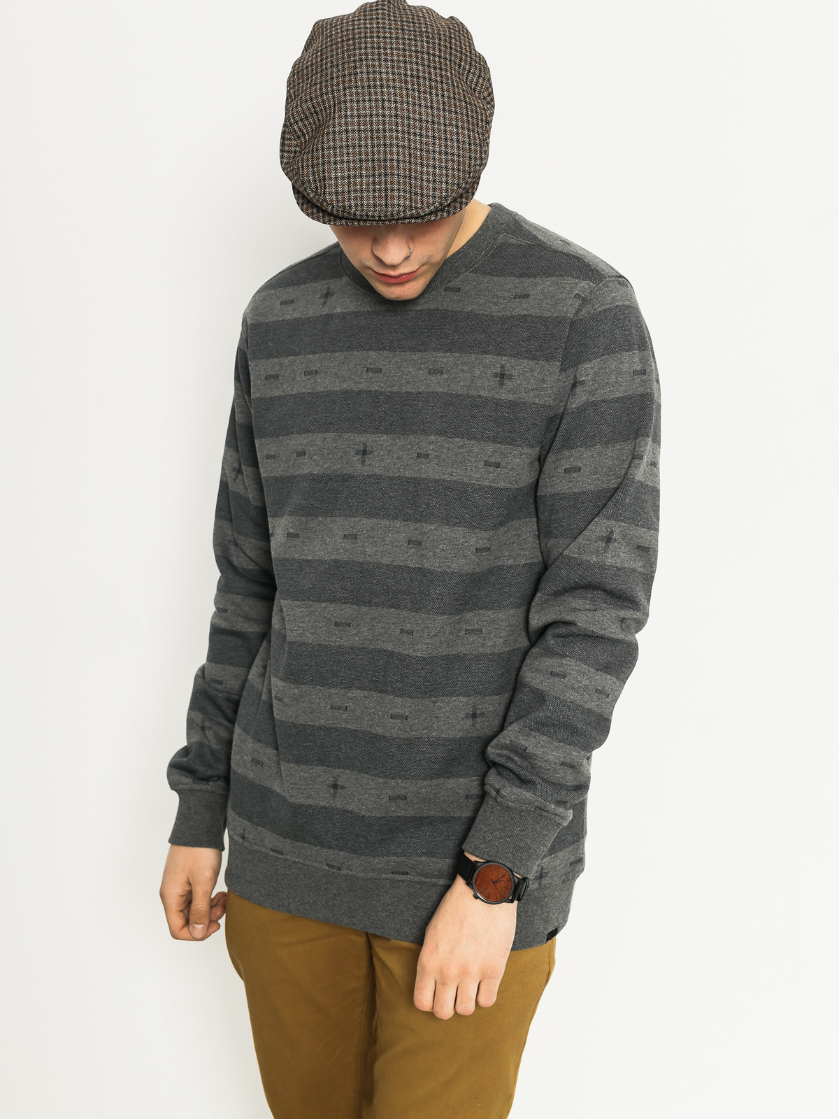 Volcom Sweatshirt Space Out Mark Crew (dgr)