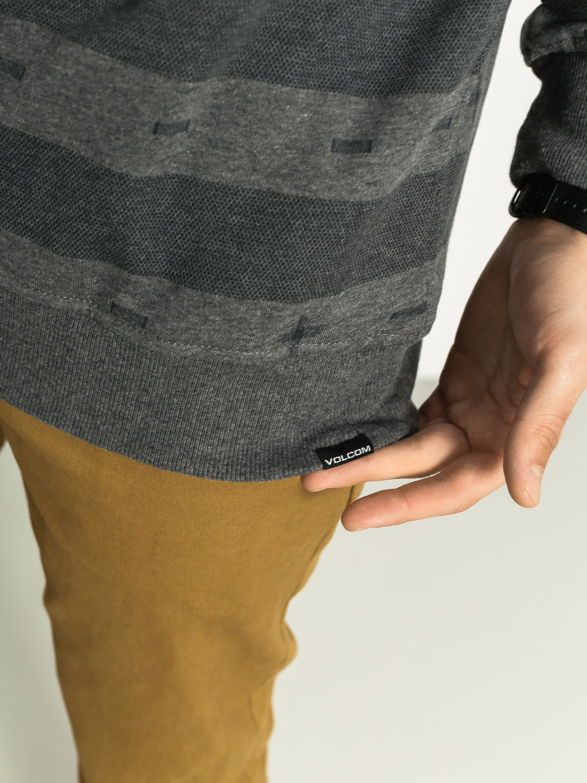 Volcom Sweatshirt Space Out Mark Crew (dgr)