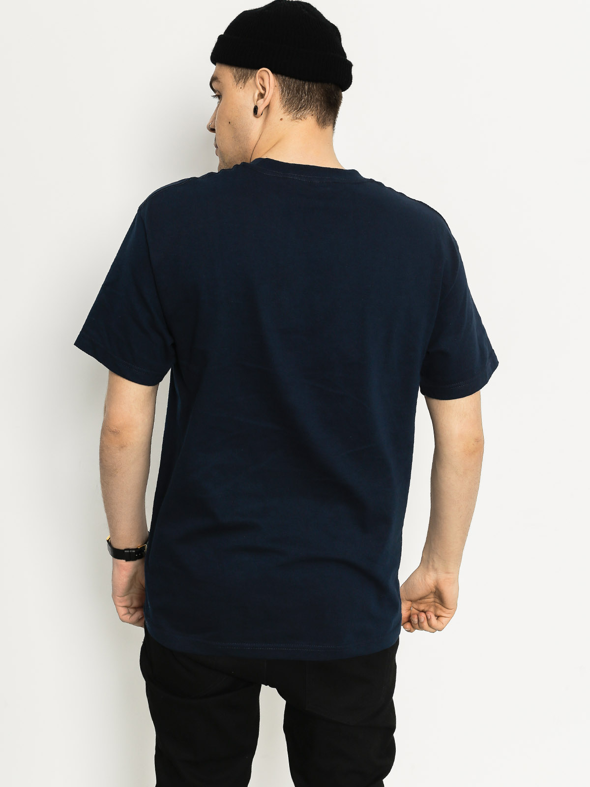 Grizzly Griptape T-shirt Embroidered Pocket (navy)