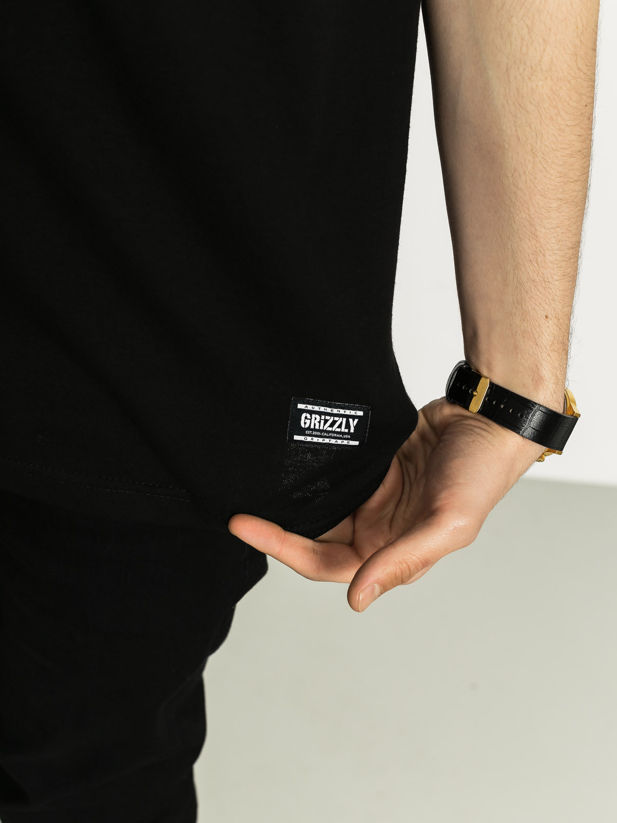 Grizzly Griptape T-shirt Kayak Og Bear (black)