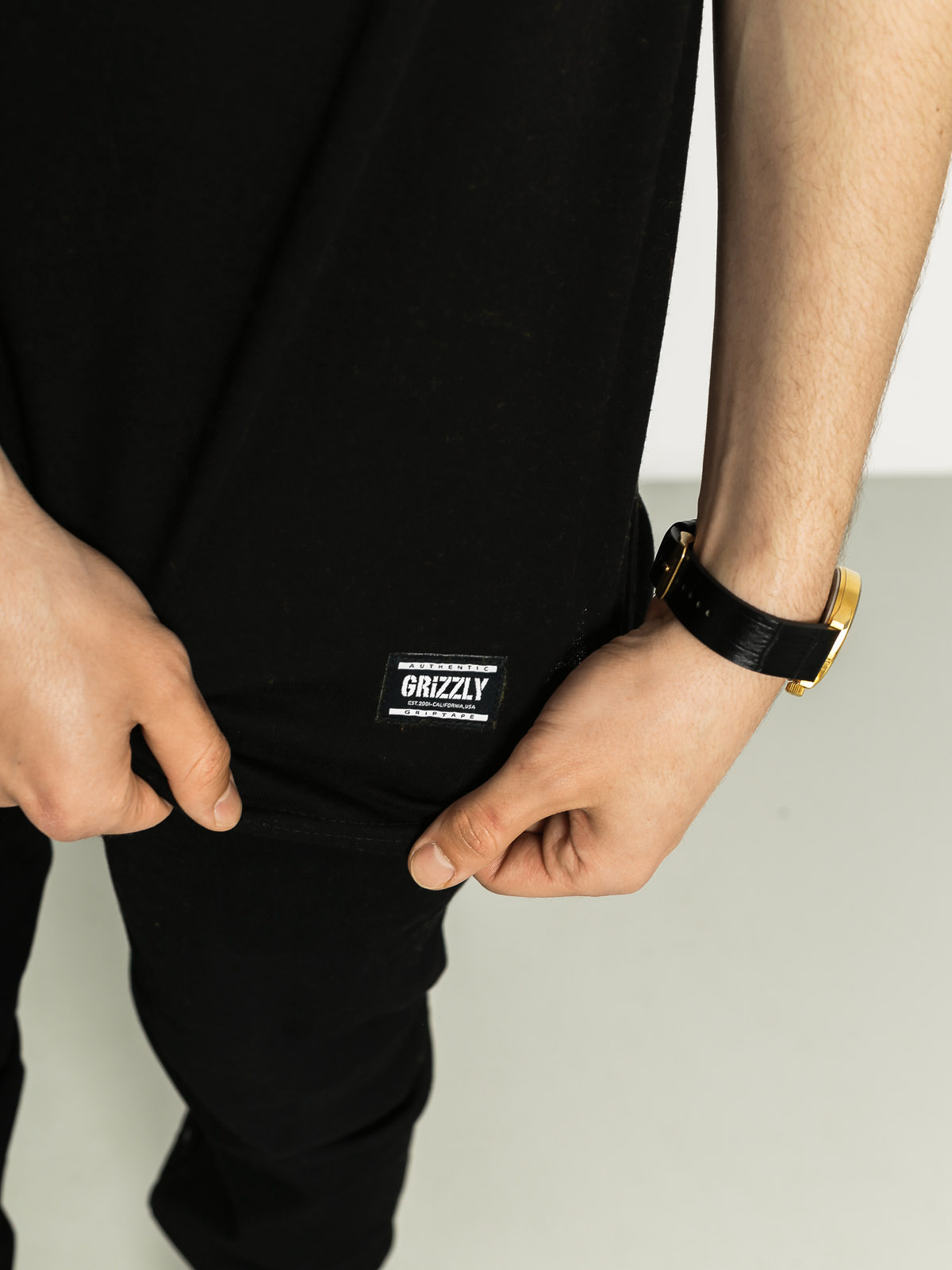 Grizzly Griptape T-Shirt Silver Tip Cup (black)