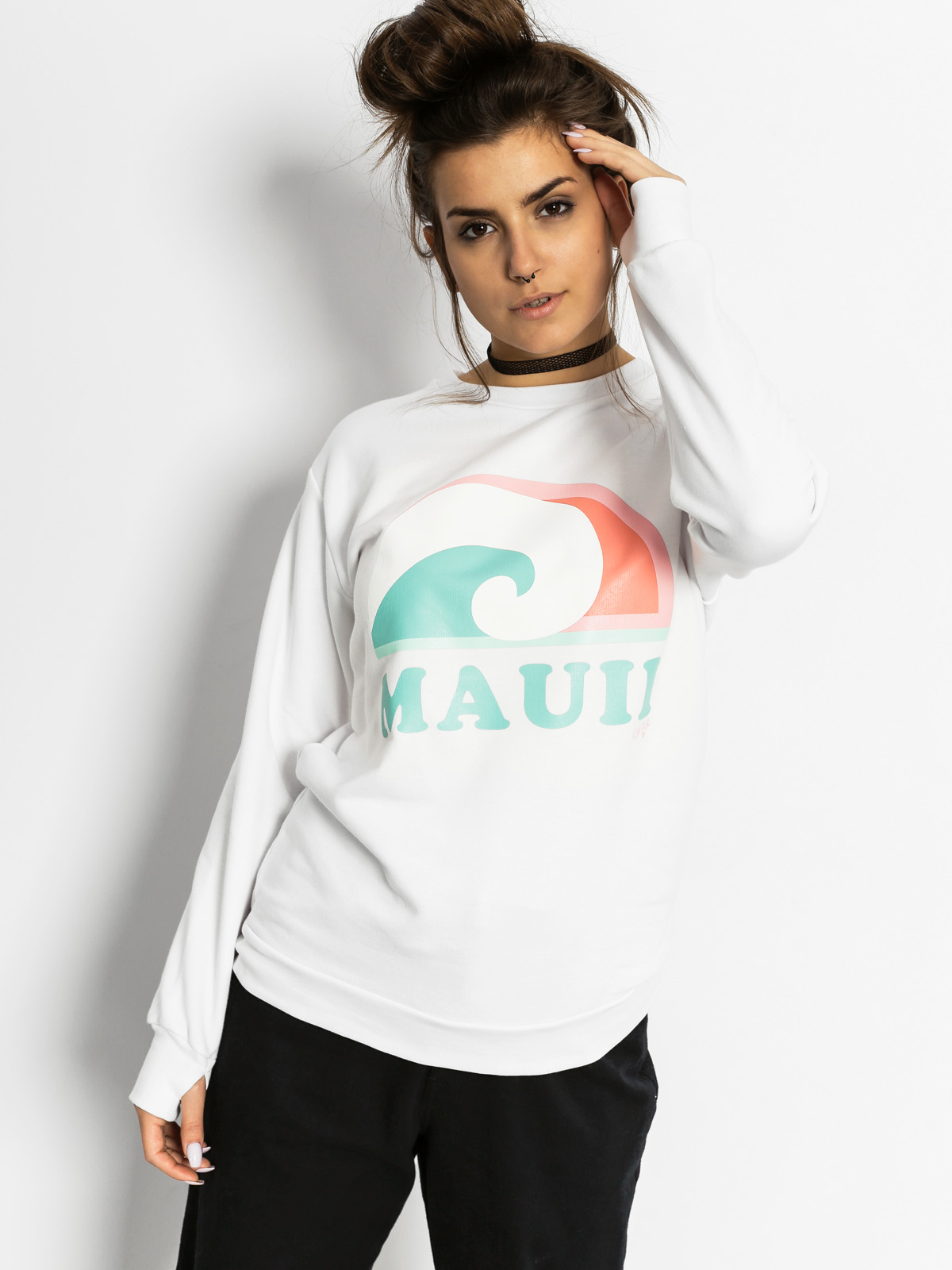 Femi Pleasure Sweatshirt Mauii Wmn (wht)