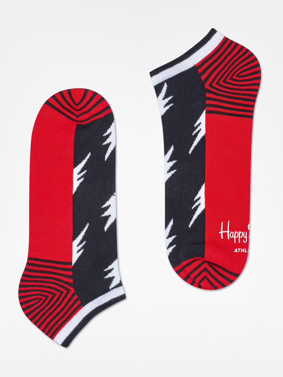 Happy Socks Socks Athletic Flash Low (black/red)
