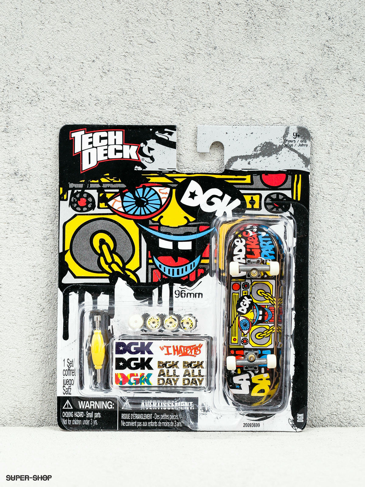 TECH DECK FINGERBOARD SKATE DE DEDO - DGK - JD Skate Shop