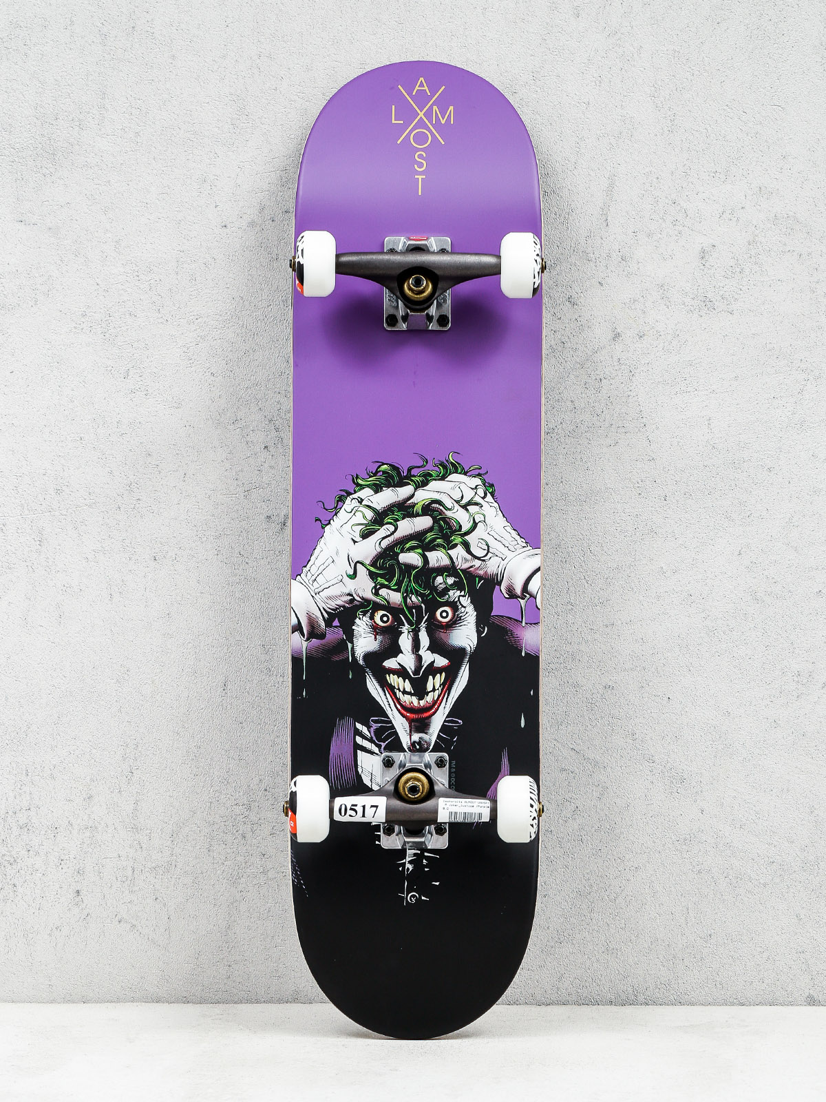 Skateboard Almost Pont Graphique Joker DC Comics 21cm - Neuf Du Japon