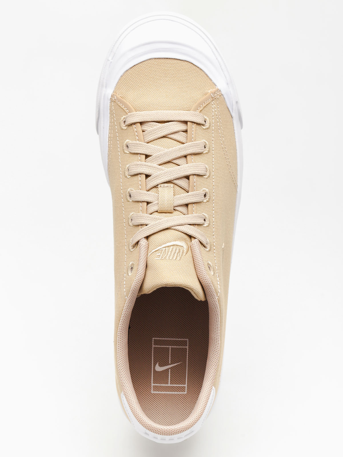 Nike All Court 2 Low Cnvs Schuhe (linen/linen white)