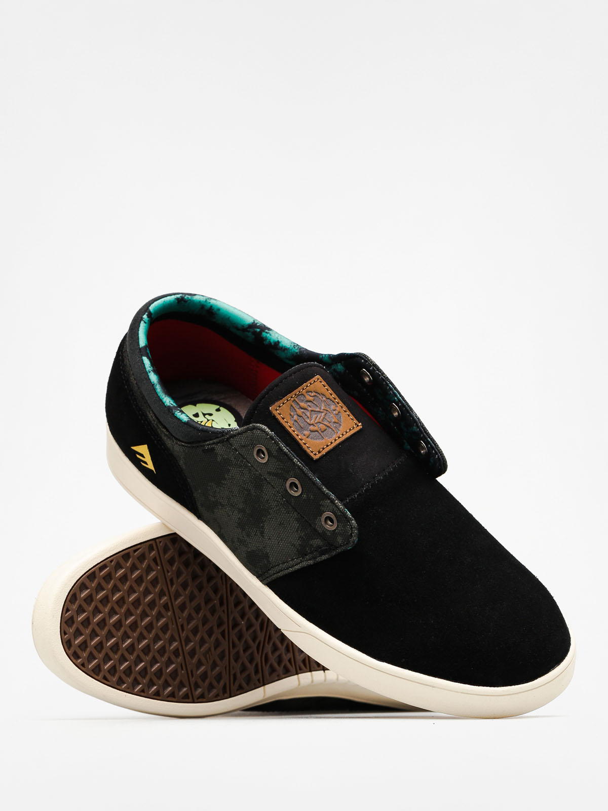 Emerica Schuhe Figueroa X Harsh Toke (black/green)