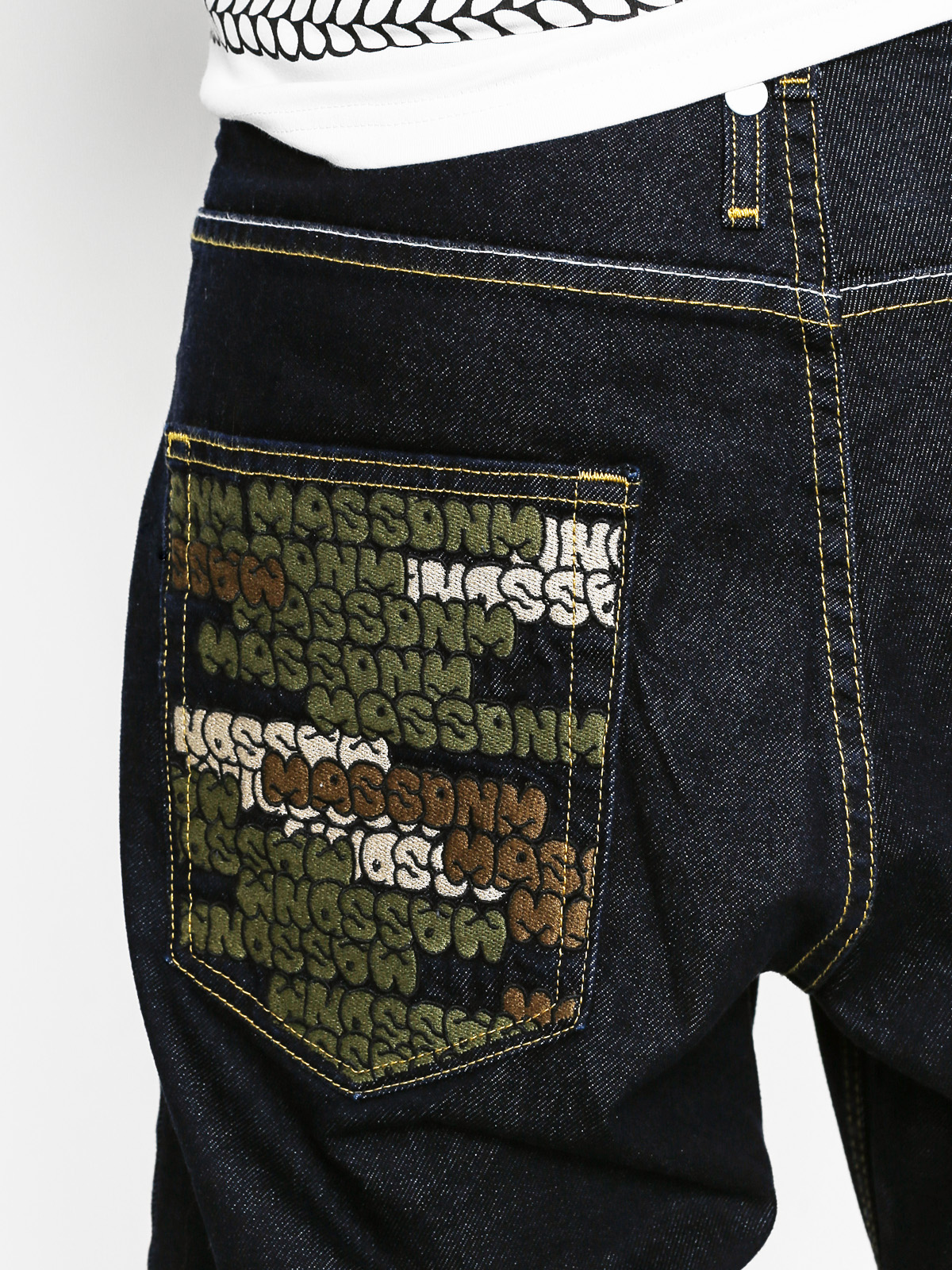 MassDnm Shorts Phat Camo Baggy Fit (dark rinse)