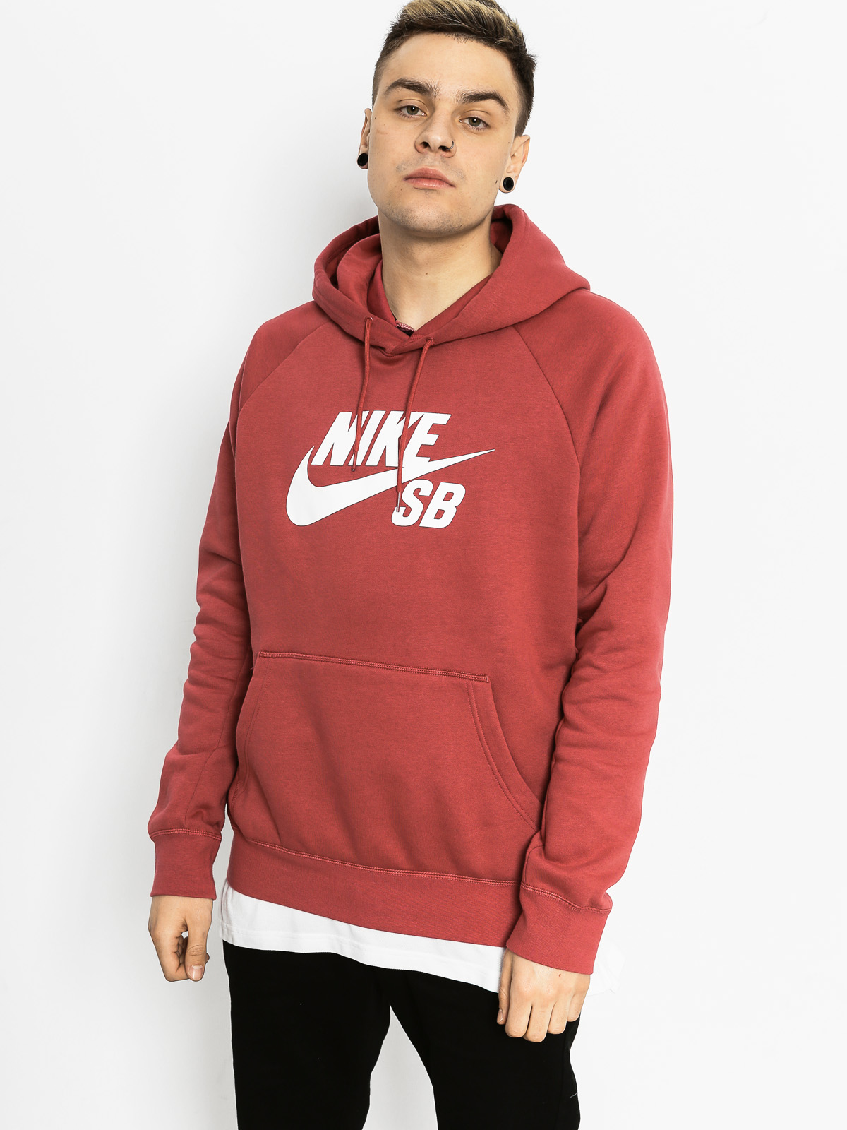 nike sb hoodie maroon