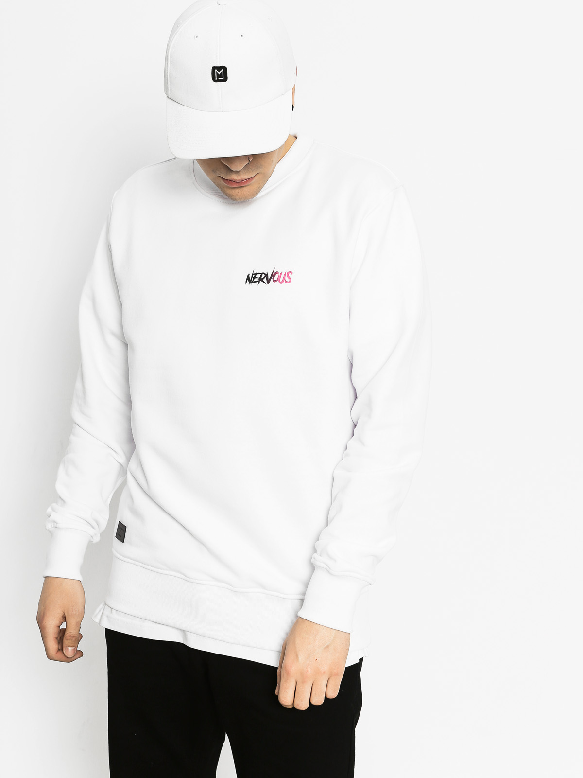 Nervous Sweatshirt Scratch (white)