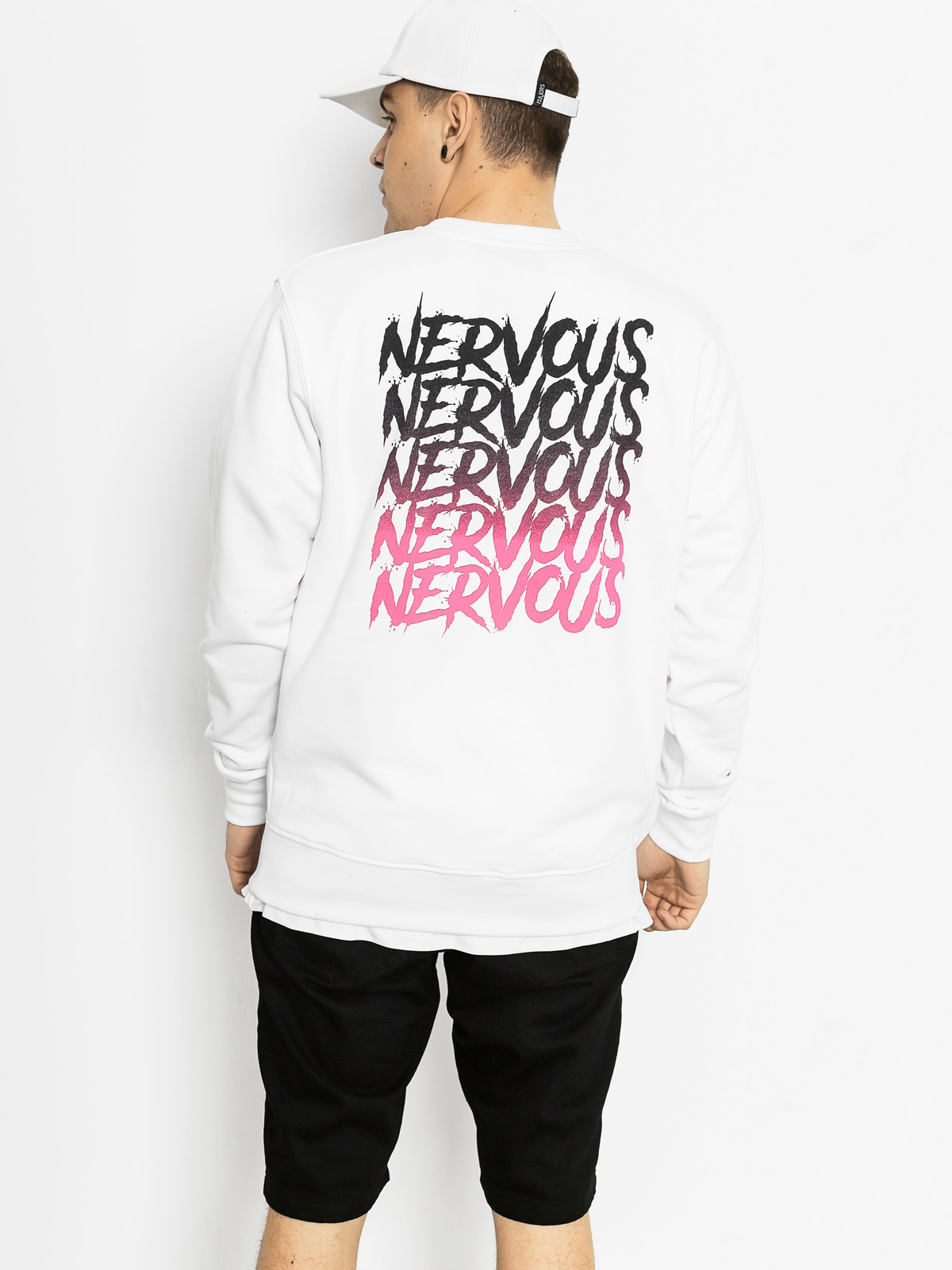 Nervous Sweatshirt Scratch (white)