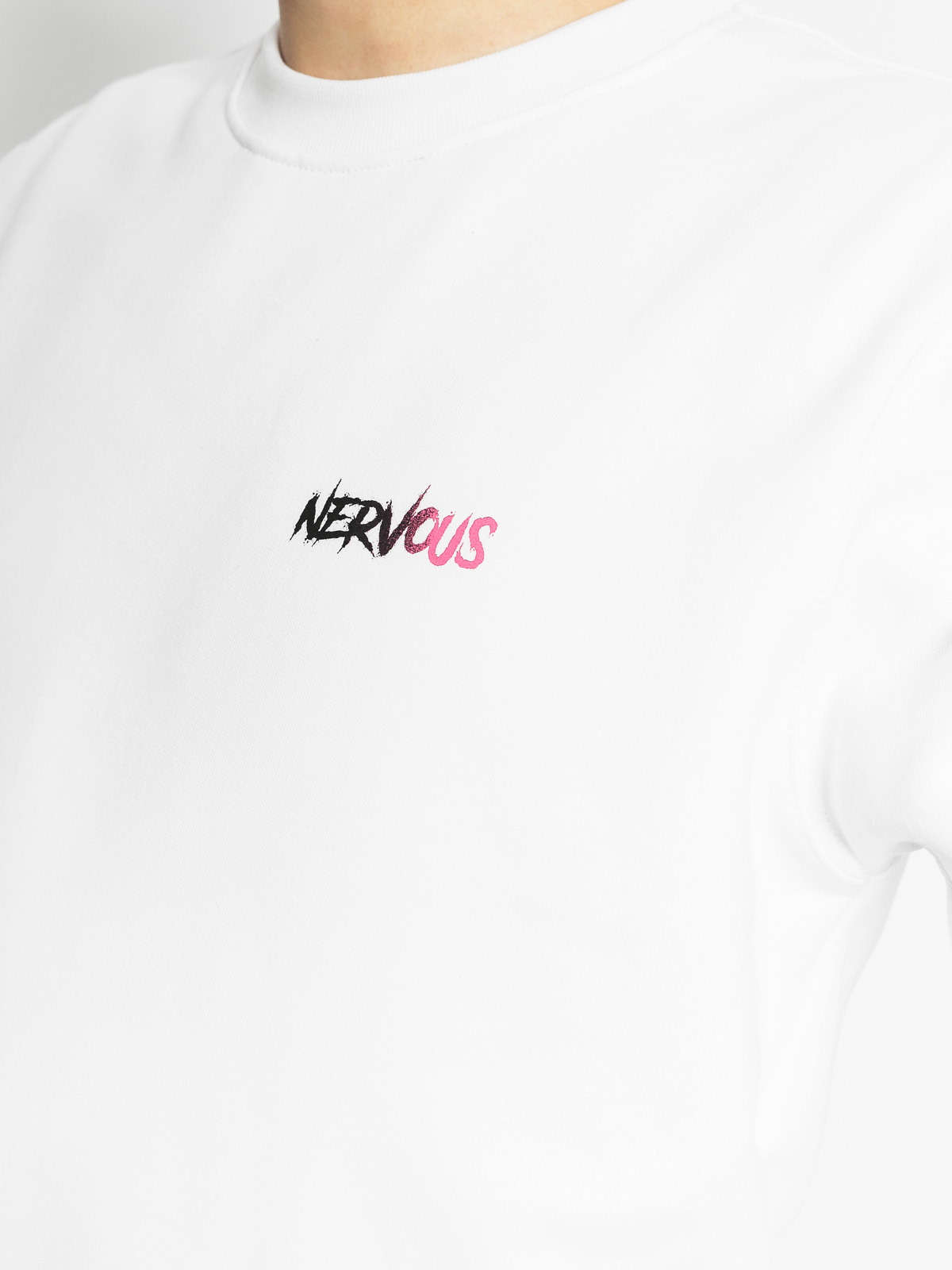 Nervous Sweatshirt Scratch (white)