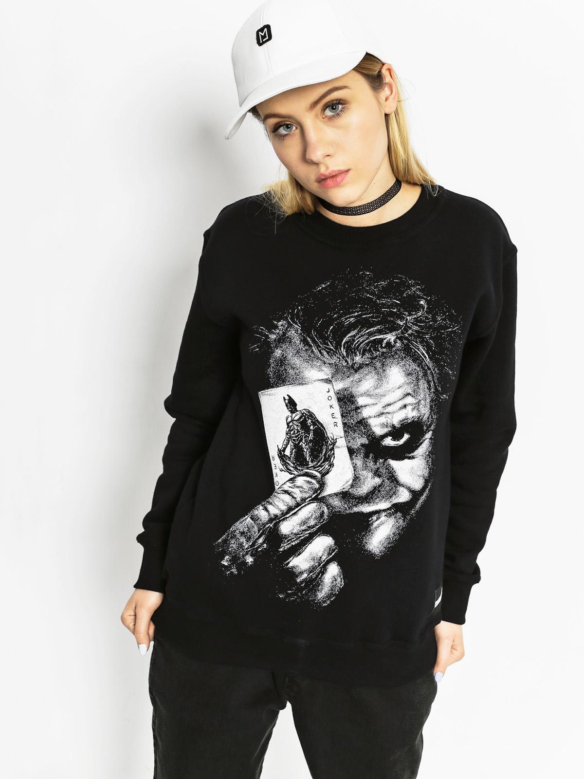 Diamante Wear Sweatshirt Why So Serious Joker Hero Wmn (black)