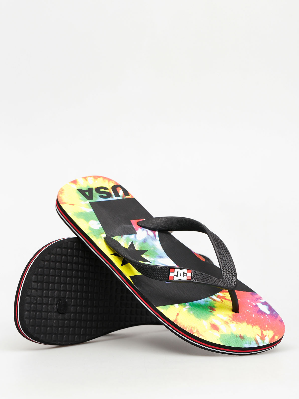 DC Flip-flops Spray Graffik (black multi)