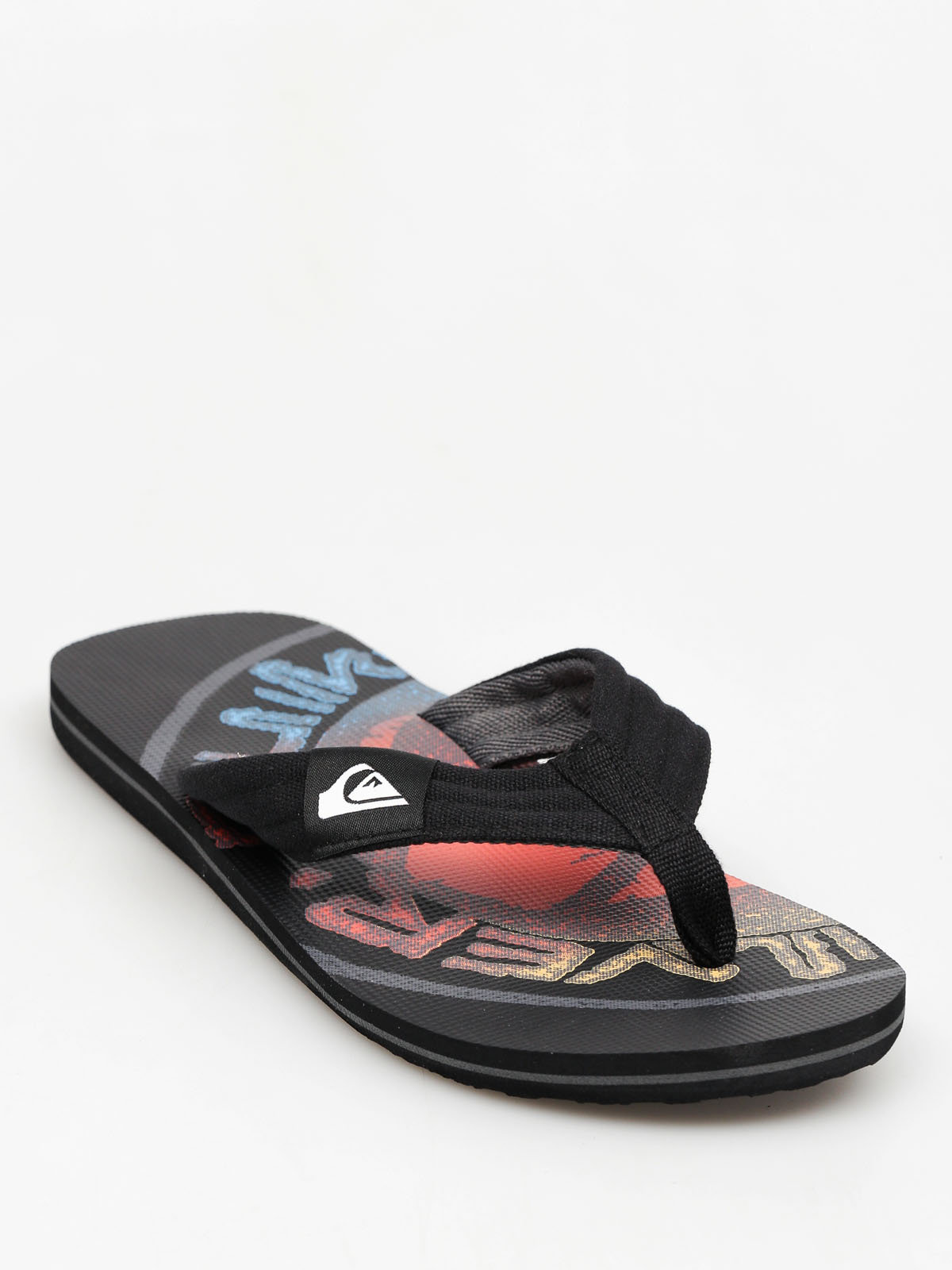 Quiksilver Flip-flops Molokai Layback (black/red/blue)